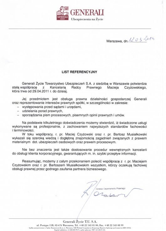 Generali Życie T.U.